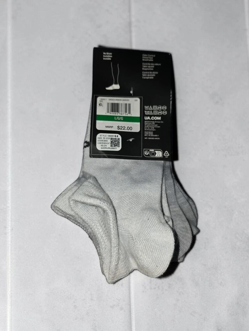 Under Armour Gray Low-Cut Athletic Socks - 6-Pack